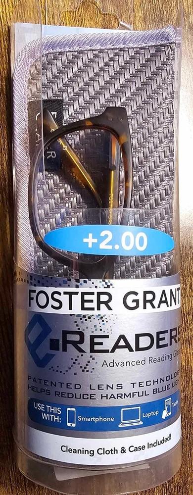 Foster Grant Ereaders Reading Glasses Blue Light Filtering - you choose