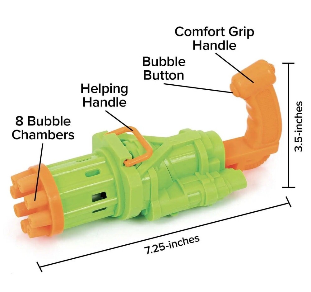 Battle Bubbles Automatic Bubble Machine by BulbHead Non Toxic Brand New