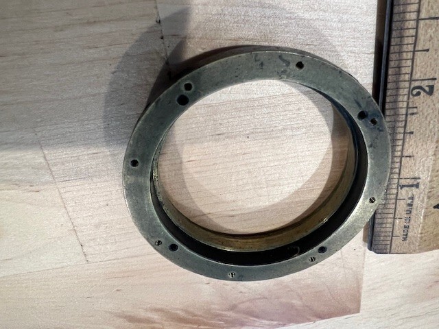 Vintage Brass Retaining Ring/Flange / Camera