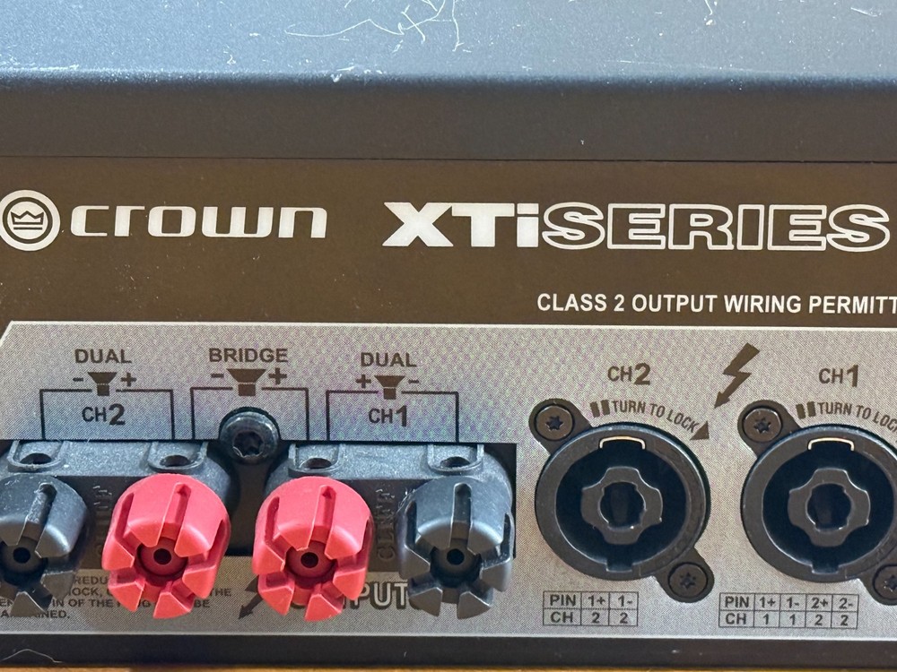 Crown Pro XTI2002 2000W Professional Power Amplifier Amp, Advanced DSP