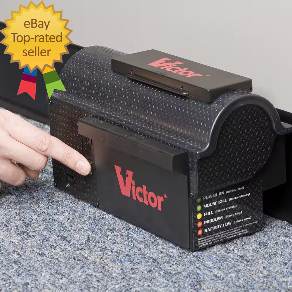 Humane Battery-Powered Non-Toxic No-Touch Multi-Kill Indoor Electronic Mouse Tra