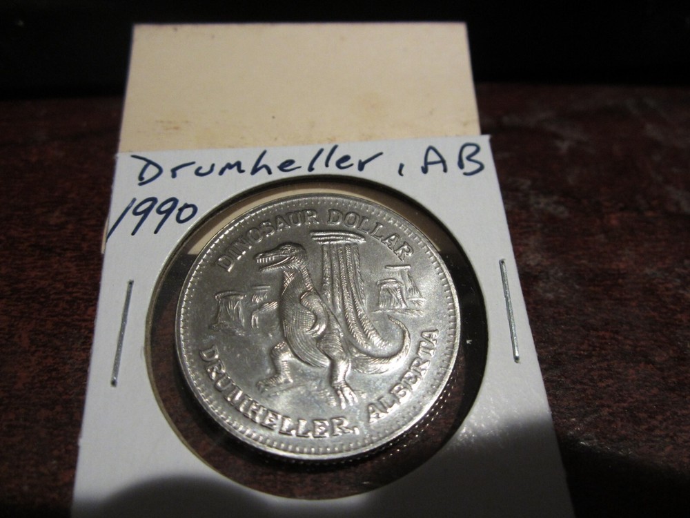 1990 - Drumheller, AB - Canada Commemorative Trade Dollar