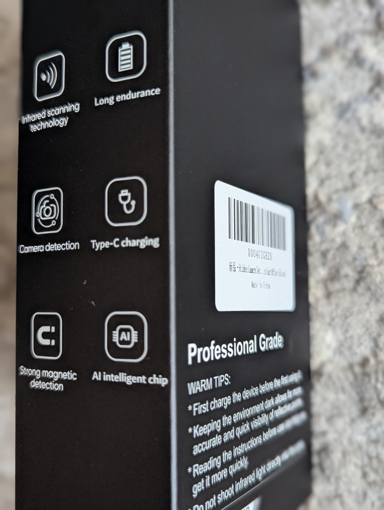 YPMEW Camera Detectors X10 Pro, Accurate Camera/ Bug Sweeper