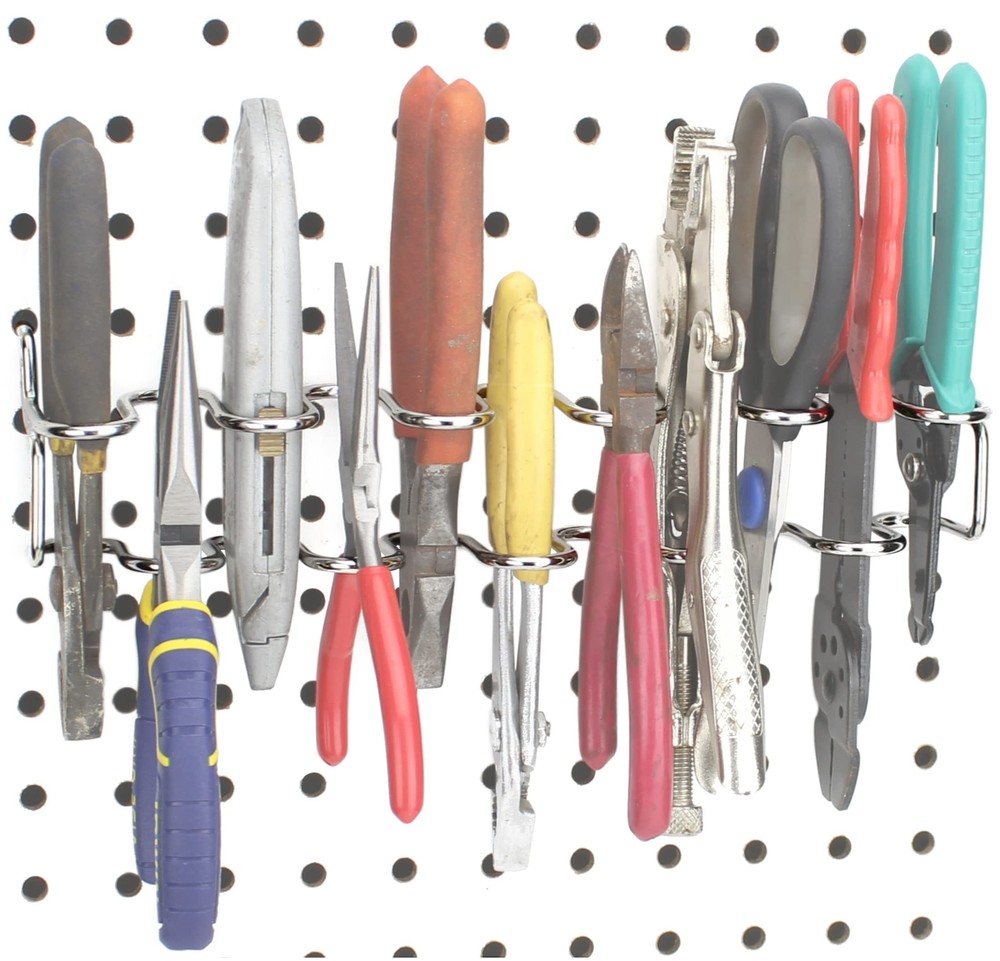 RightArrange Pegboard Pliers Holder Holds 11 Tools Organizer for Workbench Use