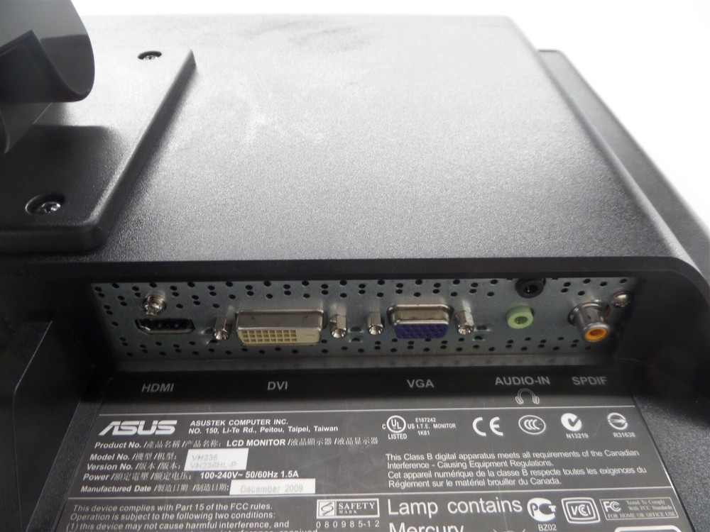 Asus VH236 23in LCD Flat Panel Monitor