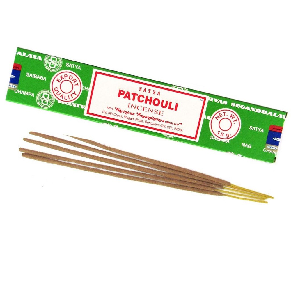 Patchouli Incense Sticks (15 g) by Satya - One Box