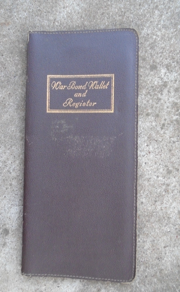 War bond wallet and register