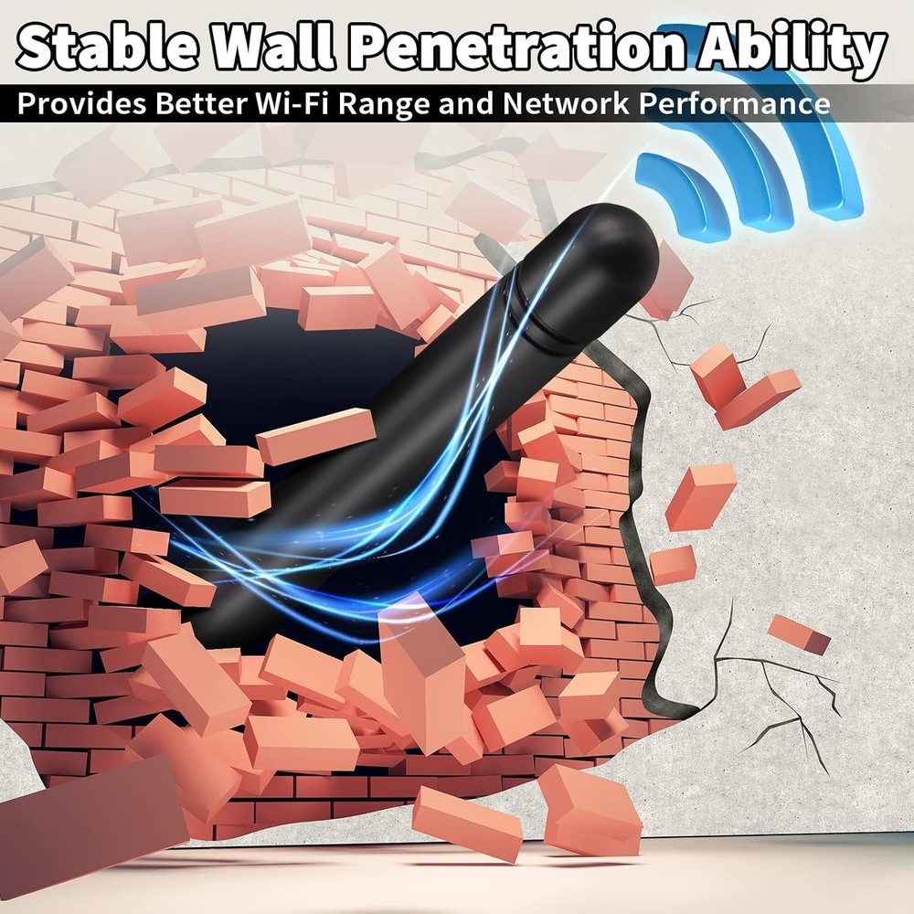 Versatile 2-Pack Dual Band WiFi Antennas - Maximum Signal for Various Devices