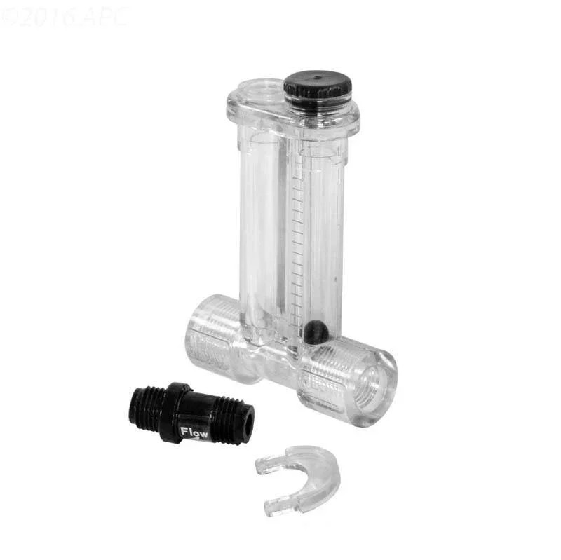 Flow indicator w/check valve, optional