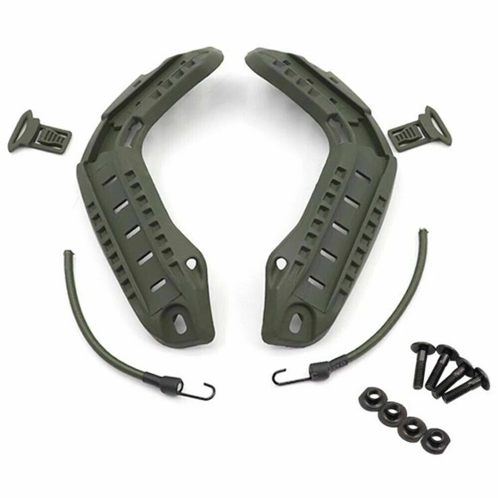 Tan Helmet Rail Kit for FAST ACH MICH Helmets – Tactical Side Accessory Mount