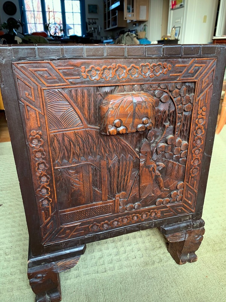 Antique Chinese Camphor Trunk