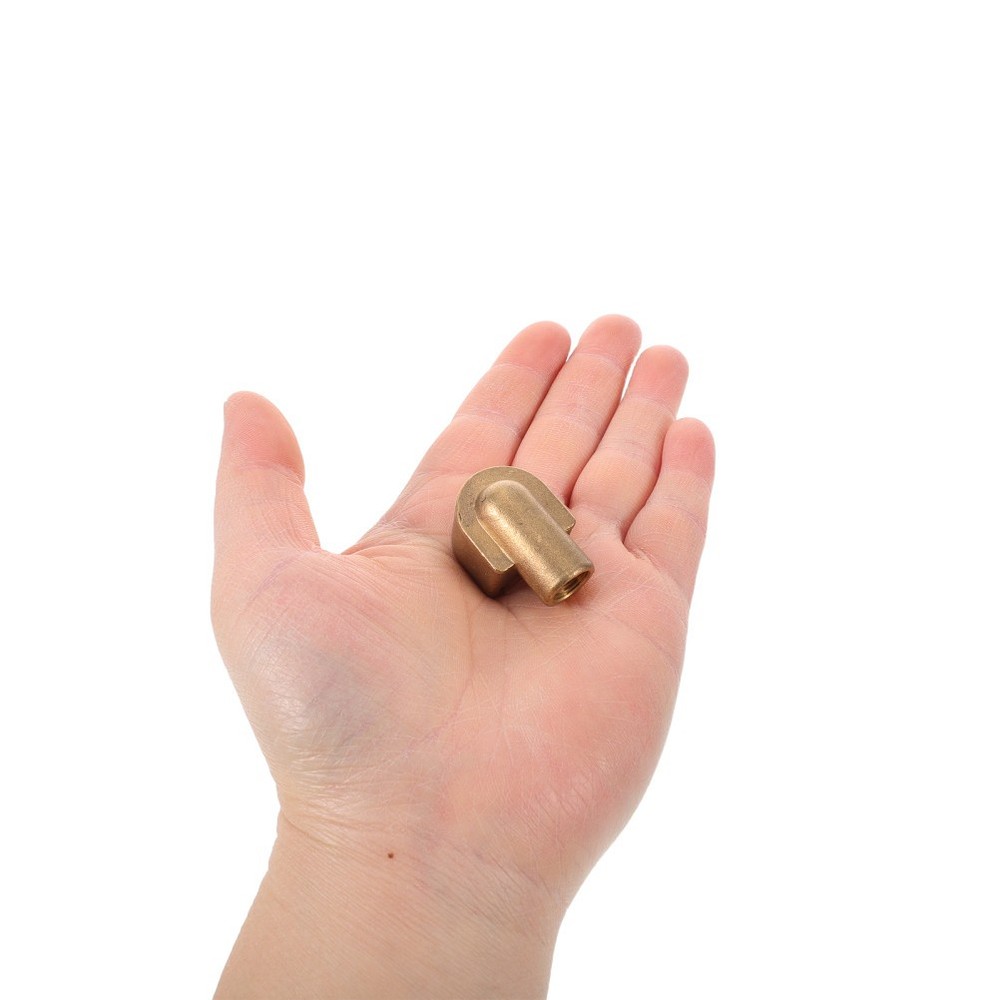 Zerk Fitting Adapter: Copper Grease Connector Button-Head Coupler for Hydraulic