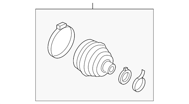 Genuine Mitsubishi Outer Boot 3817A209