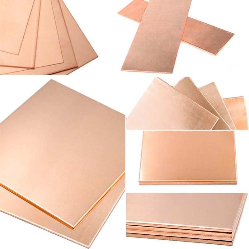 Copper Sheet, Plate Thin Material Solid Various Thickness And Sizes Copper Sheet