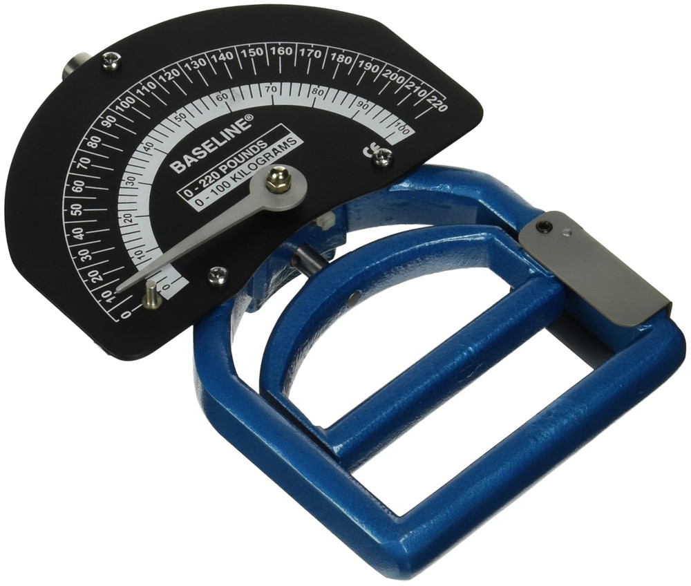12-0281 Smedley Spring Adjustable Handle Hand Dynamometer, 0 to 220 Lbs. Force R