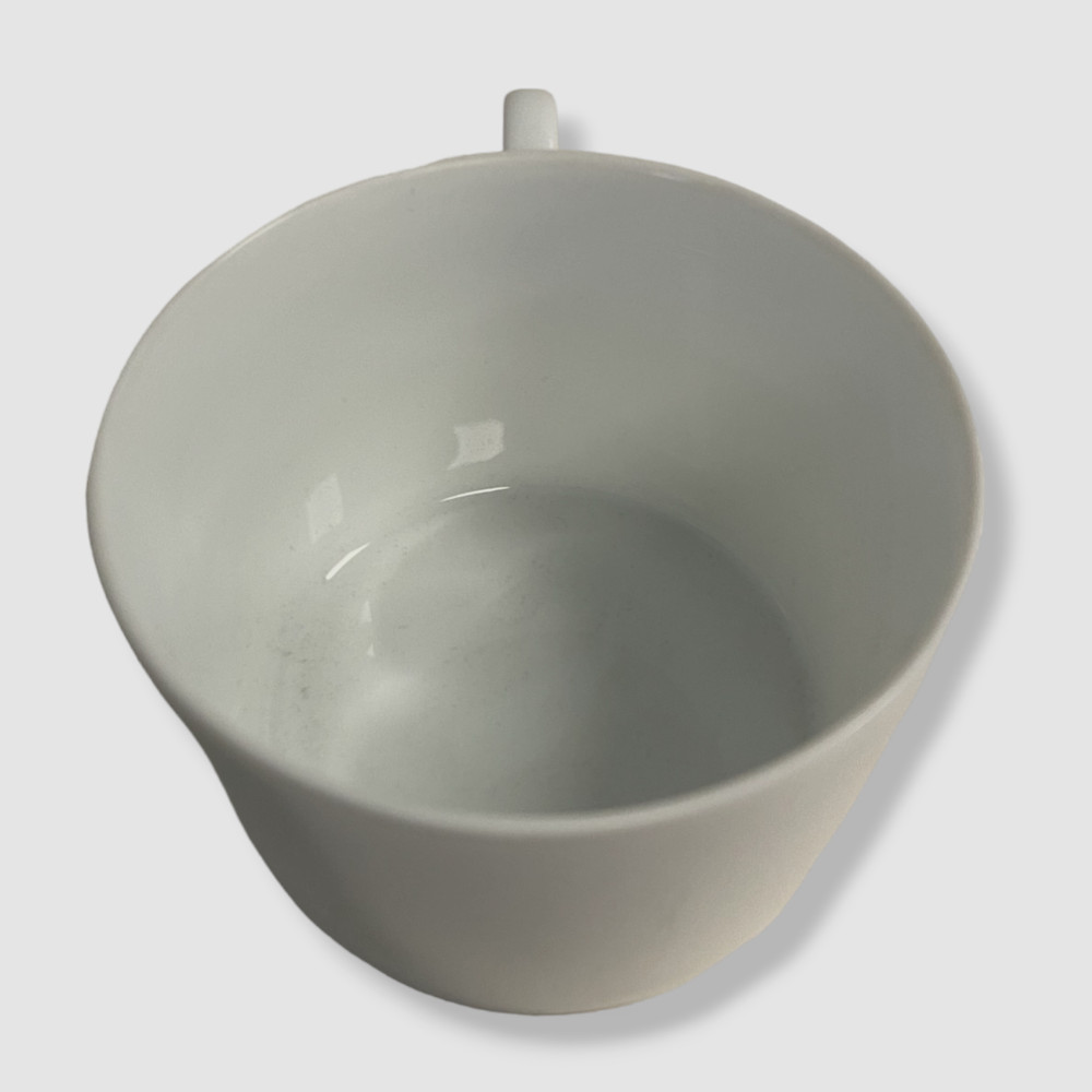 $56 Raynaud White Marley Menton Flat Cup