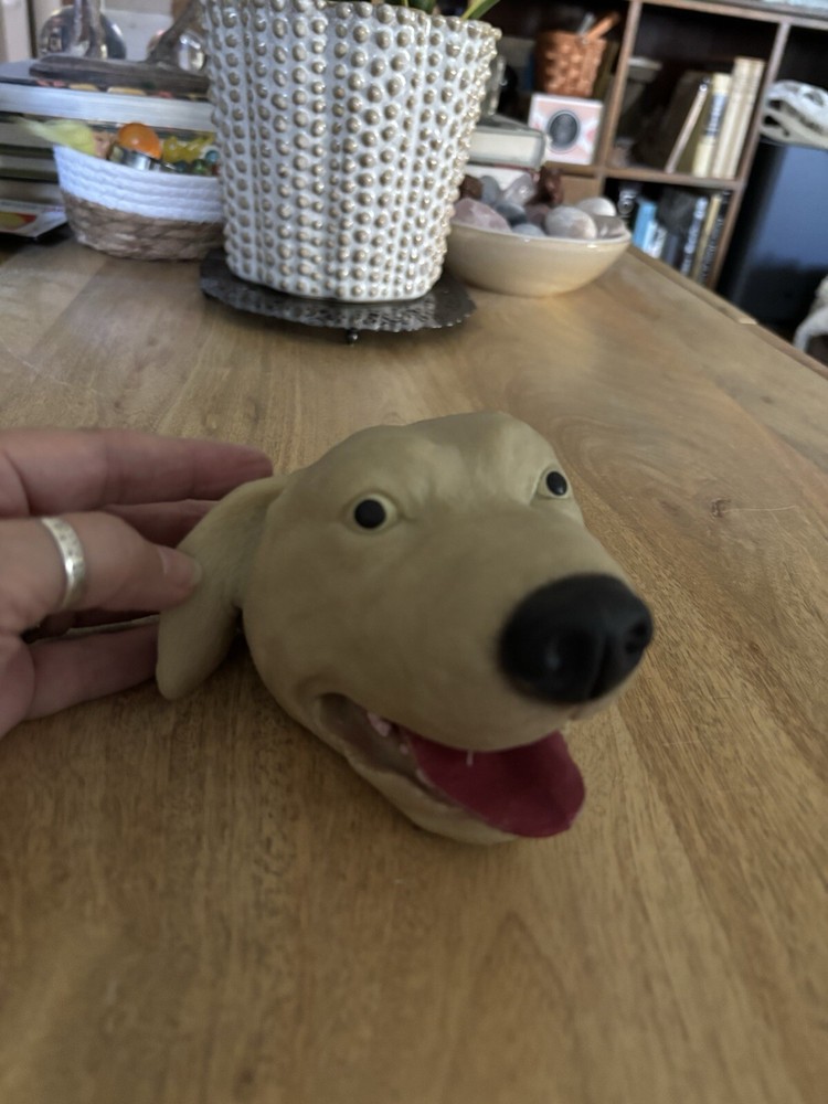 Schylling Labrador Dog  Hand Puppet Rubber