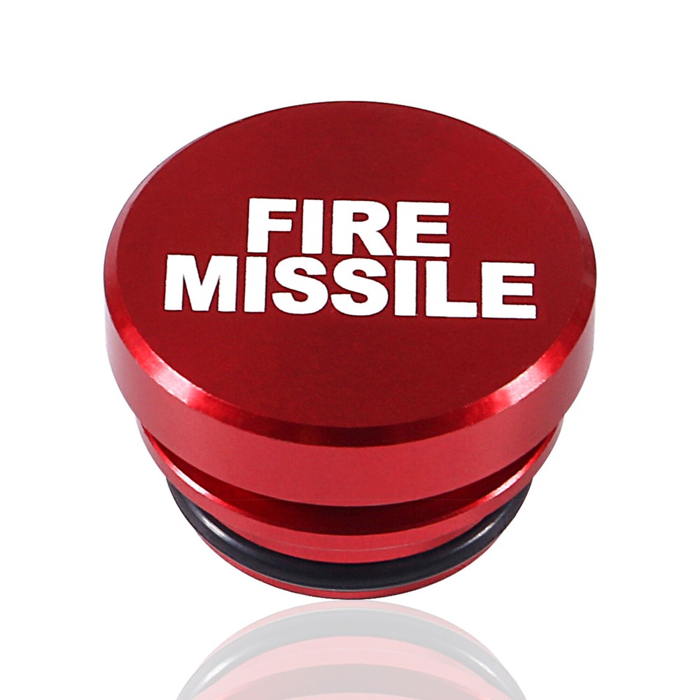 2PCS Universal Fire Missile Eject Button Car Cigarette Lighter Cover Accessories