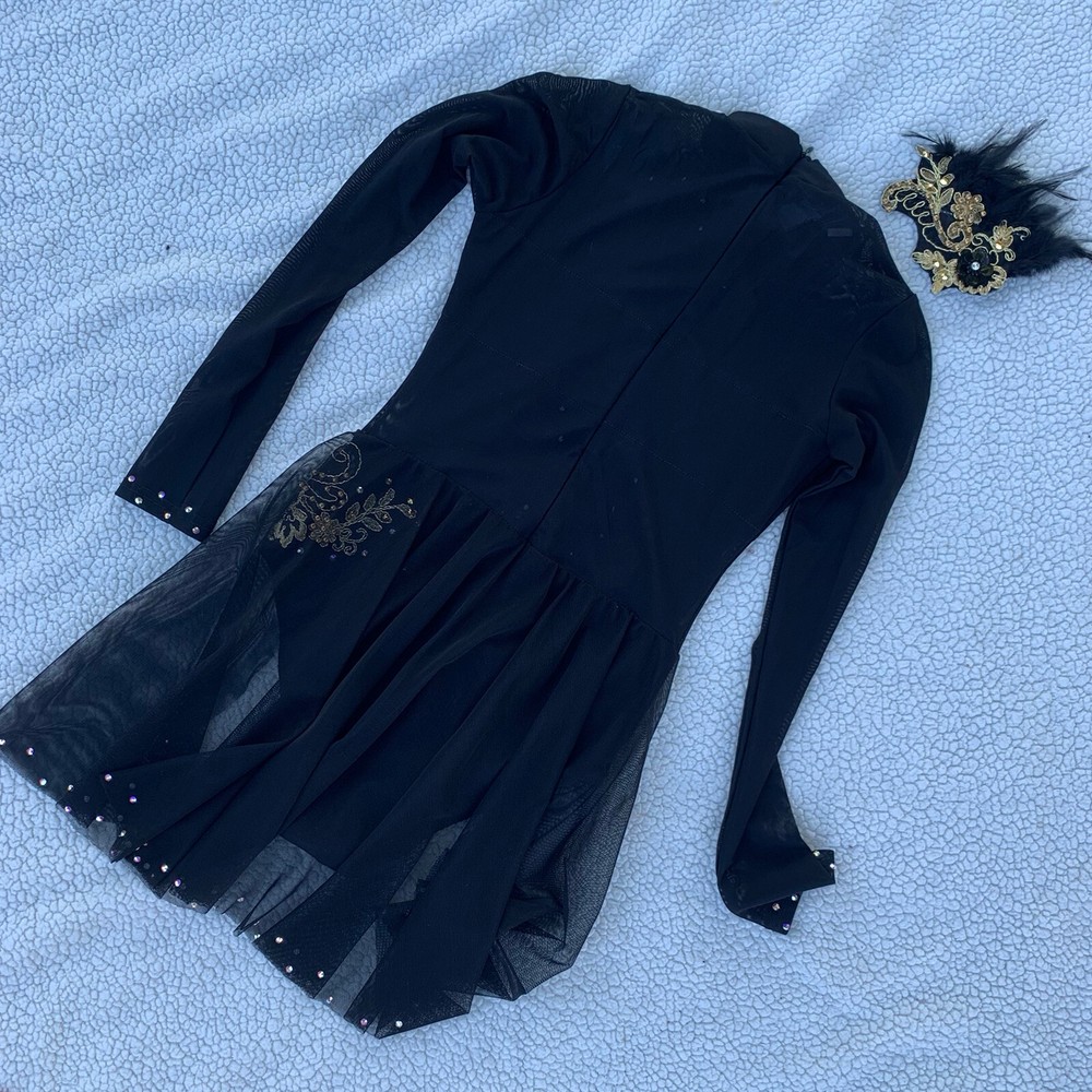 Semi-custom Lyrical Black/Gold Costume - SA