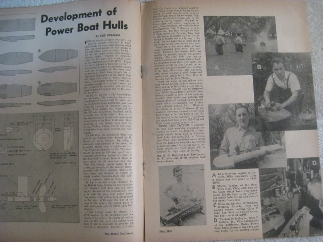 THE MODEL CRAFTSMAN - MAY 1947 - Complete & intact
