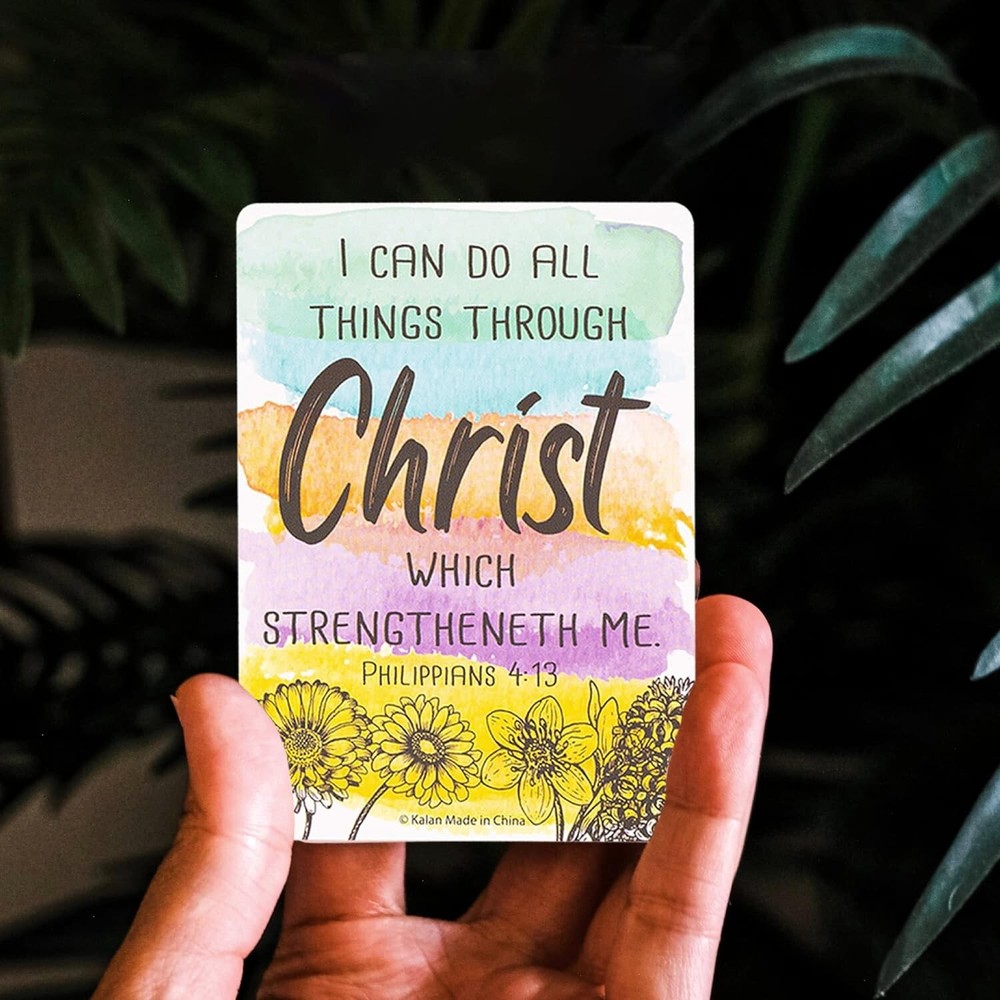 Scripture Cards - 54 Verses and Quotes From the Bible - Learn With Ease!