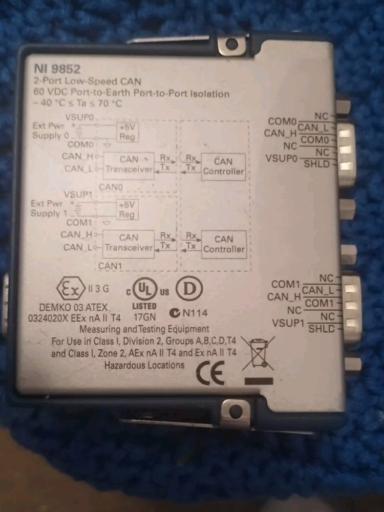 NATIONAL INSTRUMENTS NI 9852 DAQ C Series CAN Interface Module