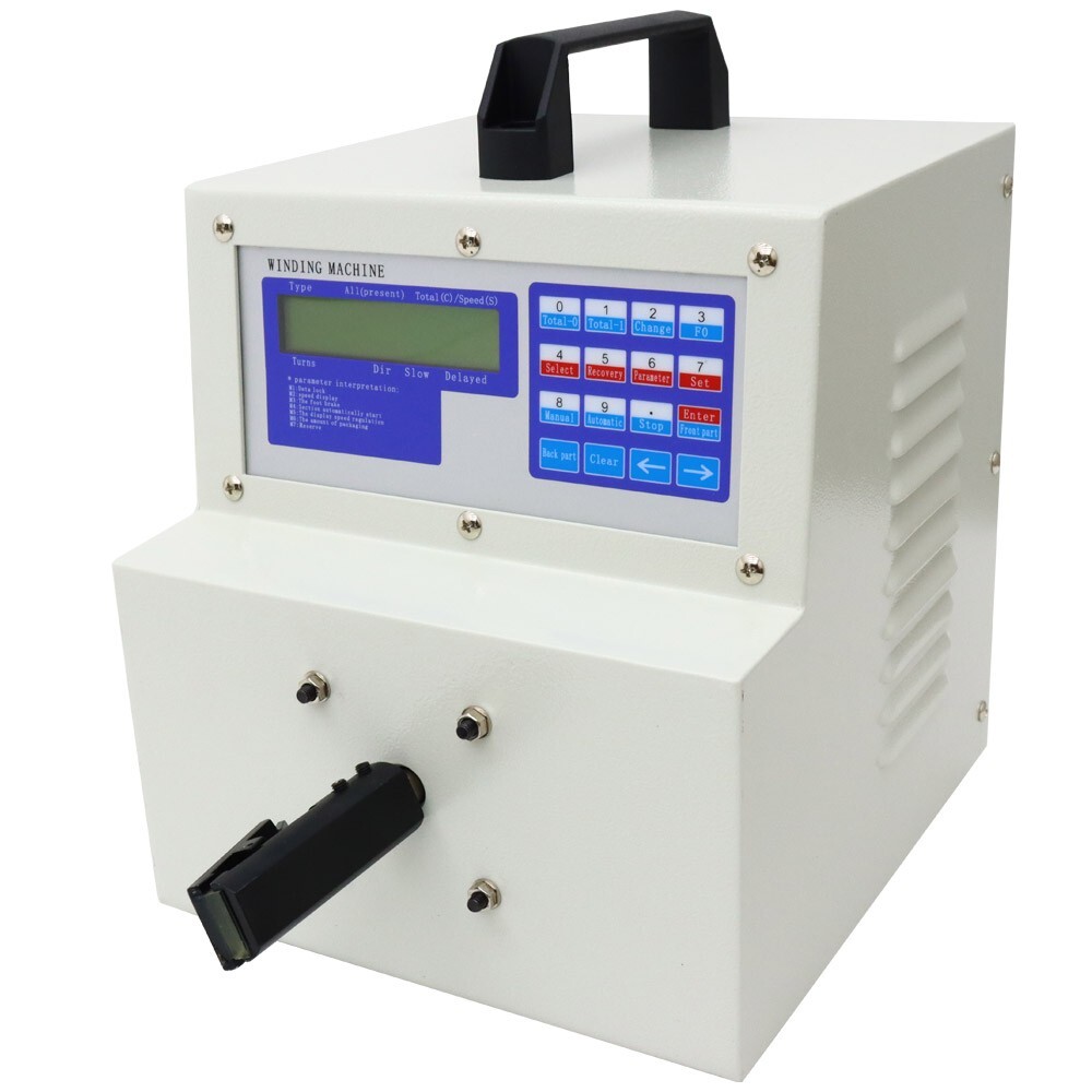 110V Wire Twisting Machine High-Speed Automatic Cable Winding w/LCD Display