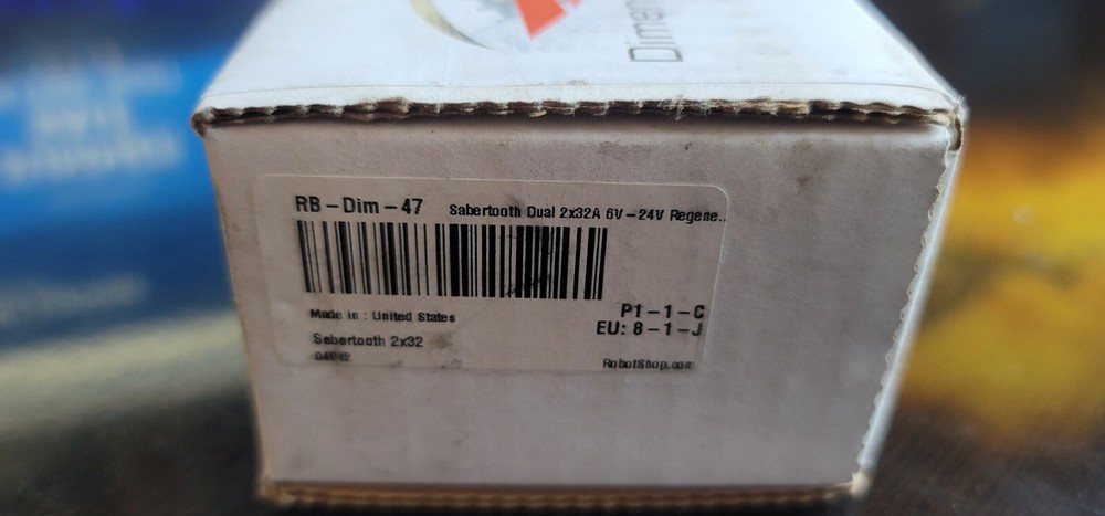 Brand New Sabertooth dual 32A motor driver 2x32 Dimension Engineering (Unopened)