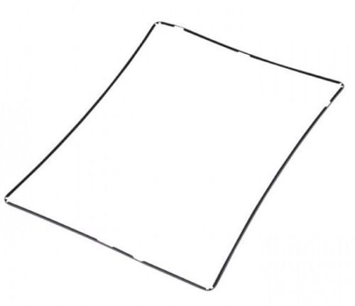 New iPad 2 3 4 Digitizer LCD Screen Bezel Plastic Middle Frame + Adhesive Black