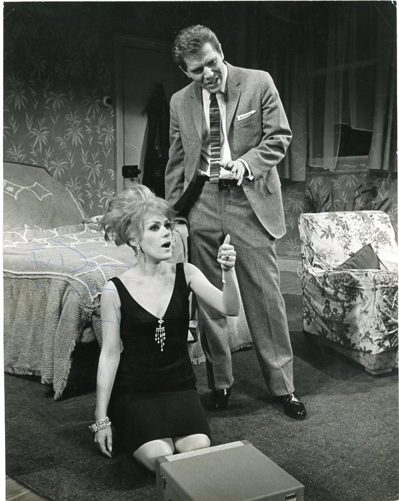 Tammy Grimes- Signed B&W Photograph
