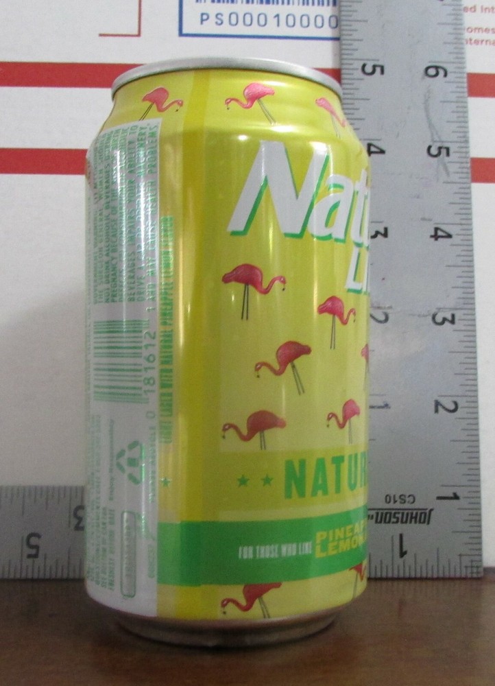 NATURAL LIGHT NATURDAYS empty 12oz beer can PINEAPPLE LEMONADE
