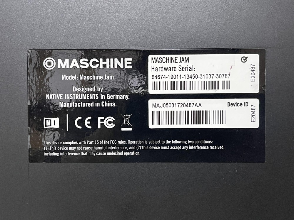 Native Instruments Maschine Jam Controller Production Performance System w/Box