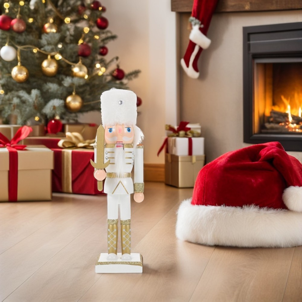 Nutcracker Figure Ornament Christmas Holidays Dinner Table Decoration