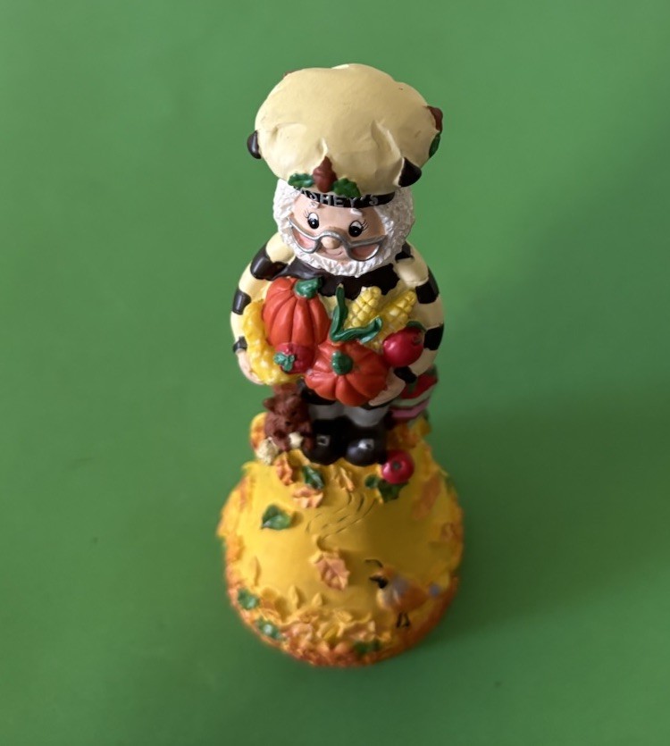 Hershey Chocolate Autumn Fall 2000 Fun Elf 5.5” Kurt Adler Bell