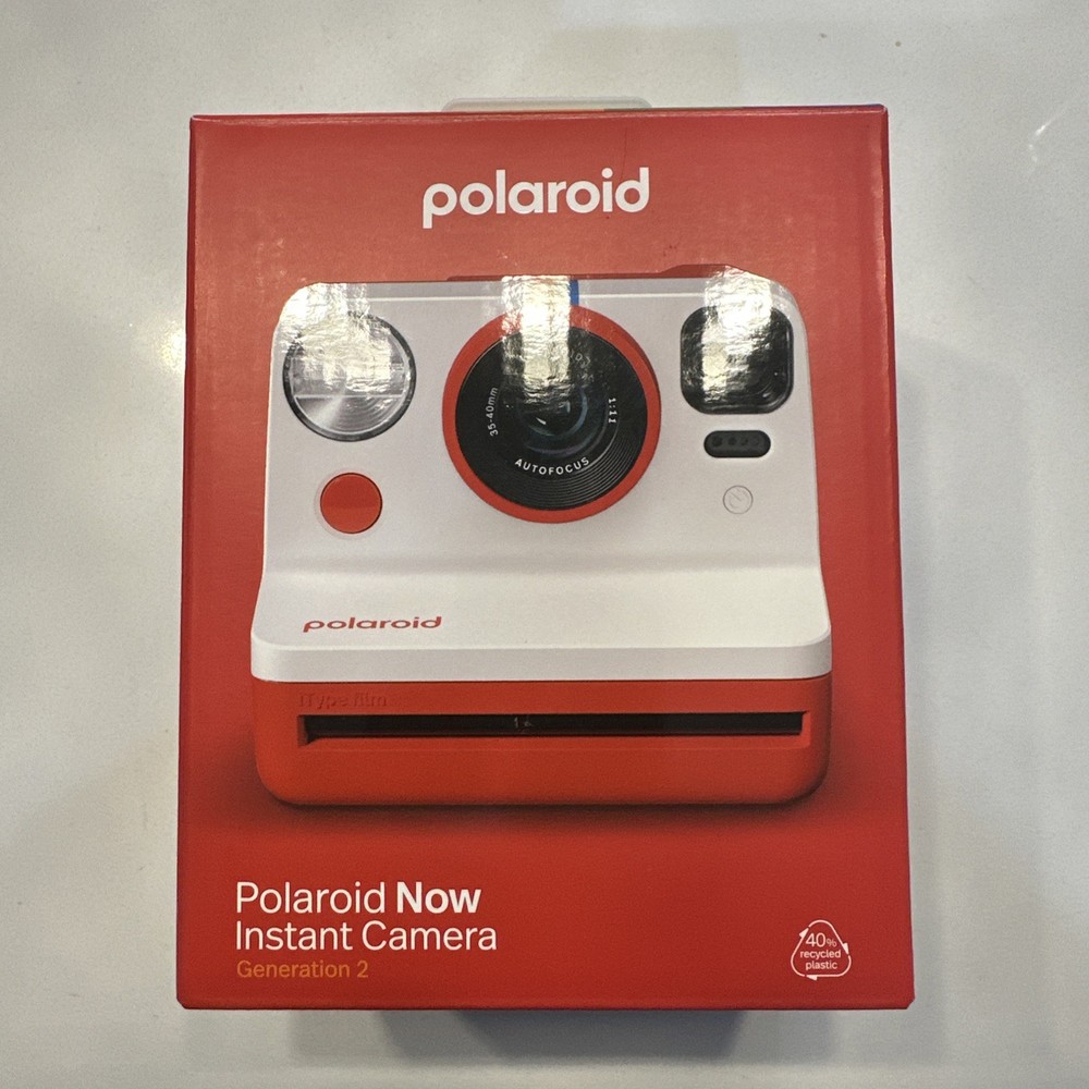 Polaroid NOW Instant Camera Generation 2 (Red)
