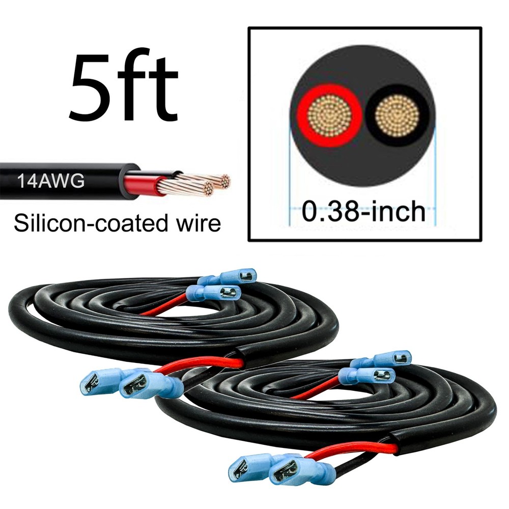 10 ft Split Plug-and-Play Wire Harness SIDE LIGHTS On/Off Rocker Switch Can-Am