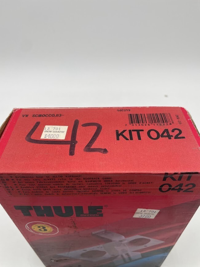 THULE kit set #042 VW SCIROCCO, 83-