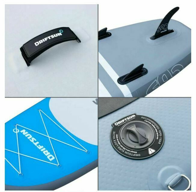 Driftsun Explorer 10’ 6" Inflatable Stand Up Paddleboard Kit