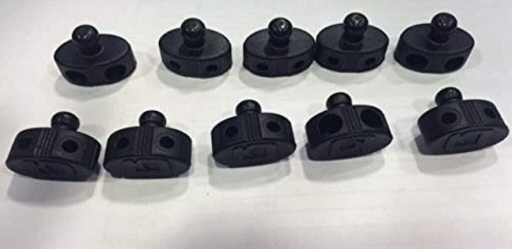 O'Brien Black Push Clips (10 Pack)