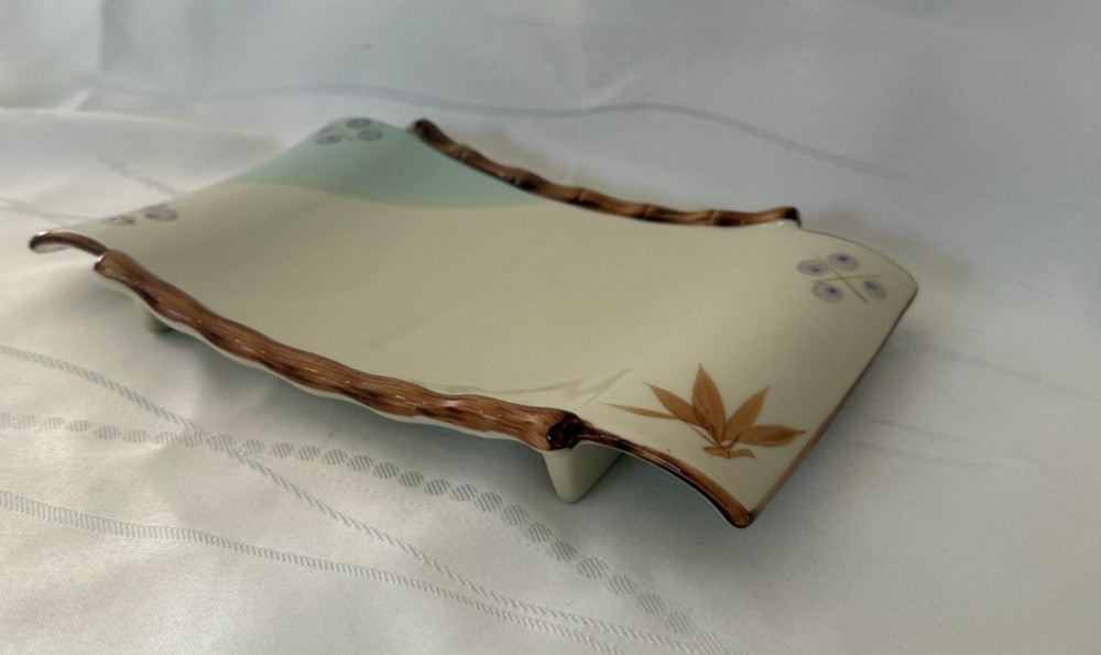Gao Dang Porcelain Bamboo Edge Rectangular Platter