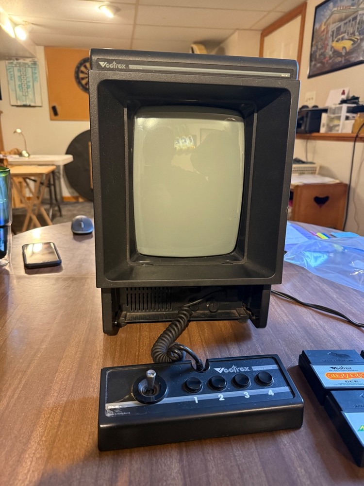 1982 VECTREX CONSOLE HOME ARCADE SYSTEM TESTED WORKS! GREAT CONDITION