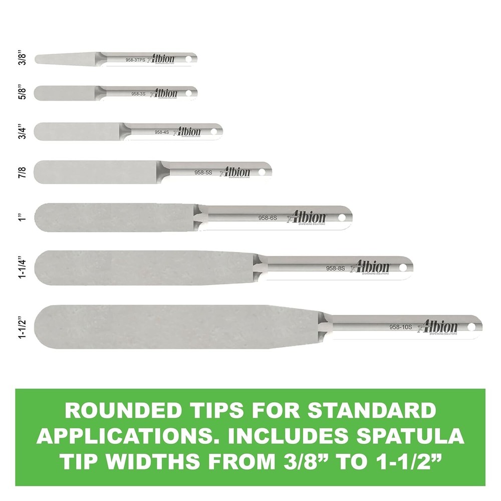 7pc Rounded Tip Caulk Spatula Slicker Knives Construction Joints Installing Tool