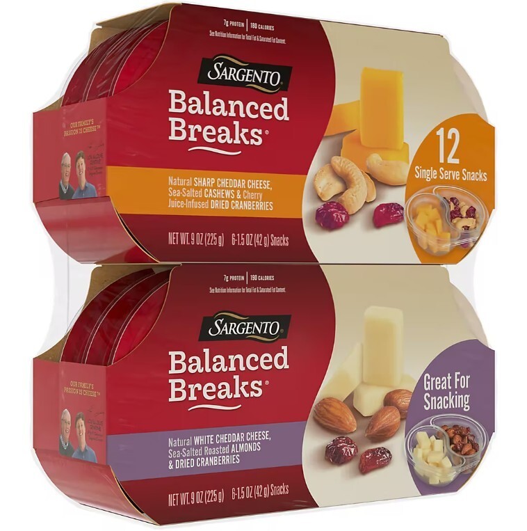 Sargento Balanced Breaks Original, 12 pk.