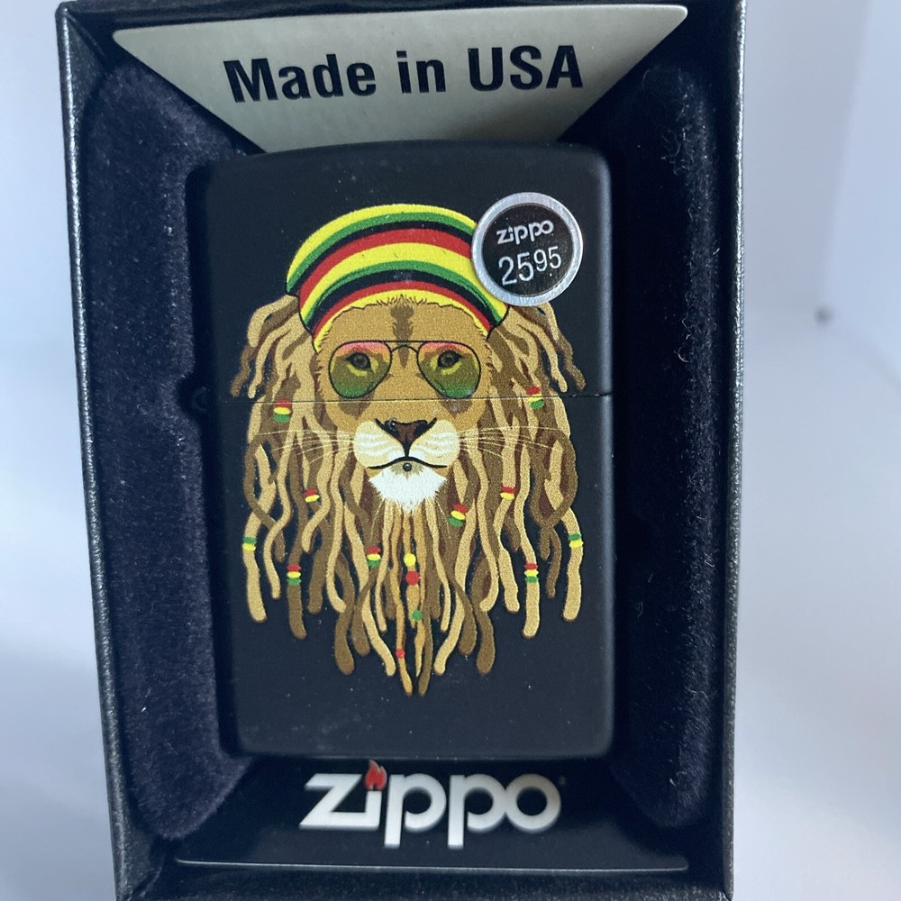 Zippo Limited Edition Rastafarian Lion Lighter