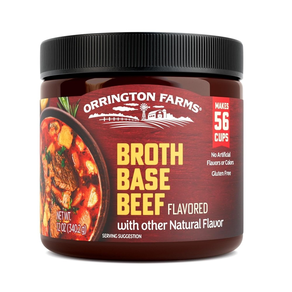 Beef Flavored Broth Base, Granulated Beef Flavored Bouillon, Versatile Usage,...