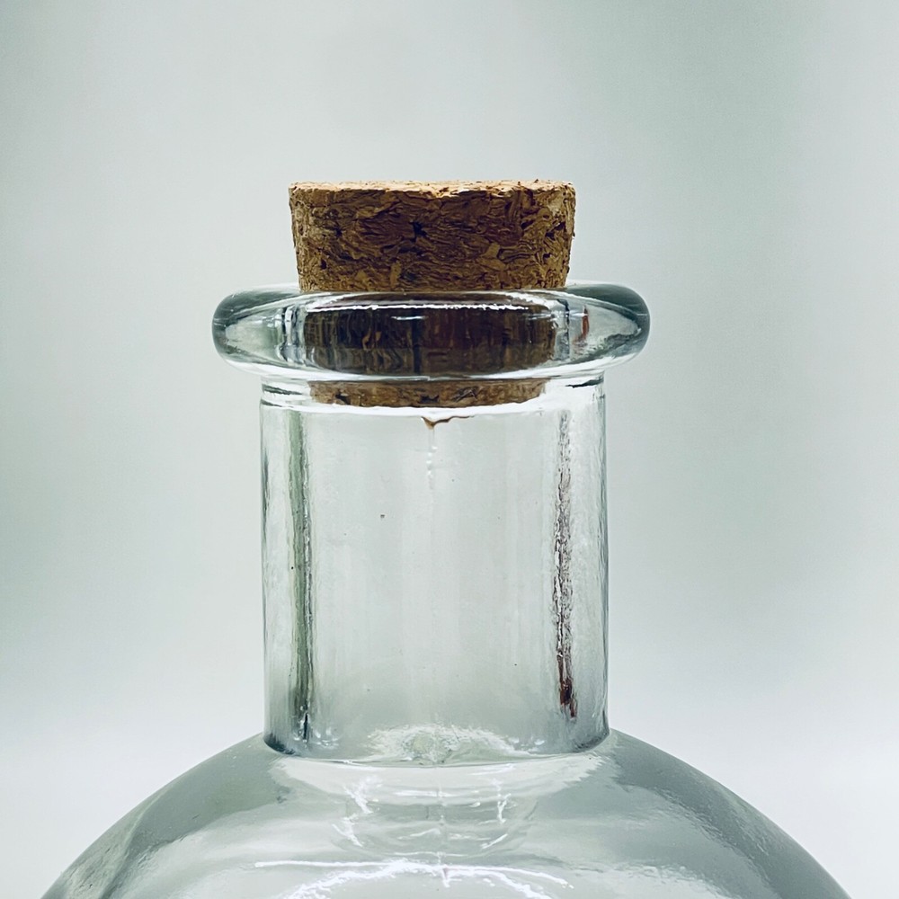 Ashland Round Glass Cork 4" Bottle