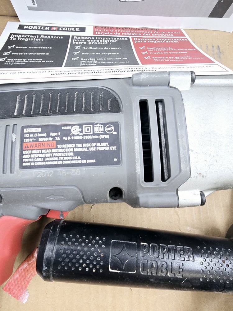 Porter Cable Hammer Drill PC70THD 1/2 Inch 7 Amp