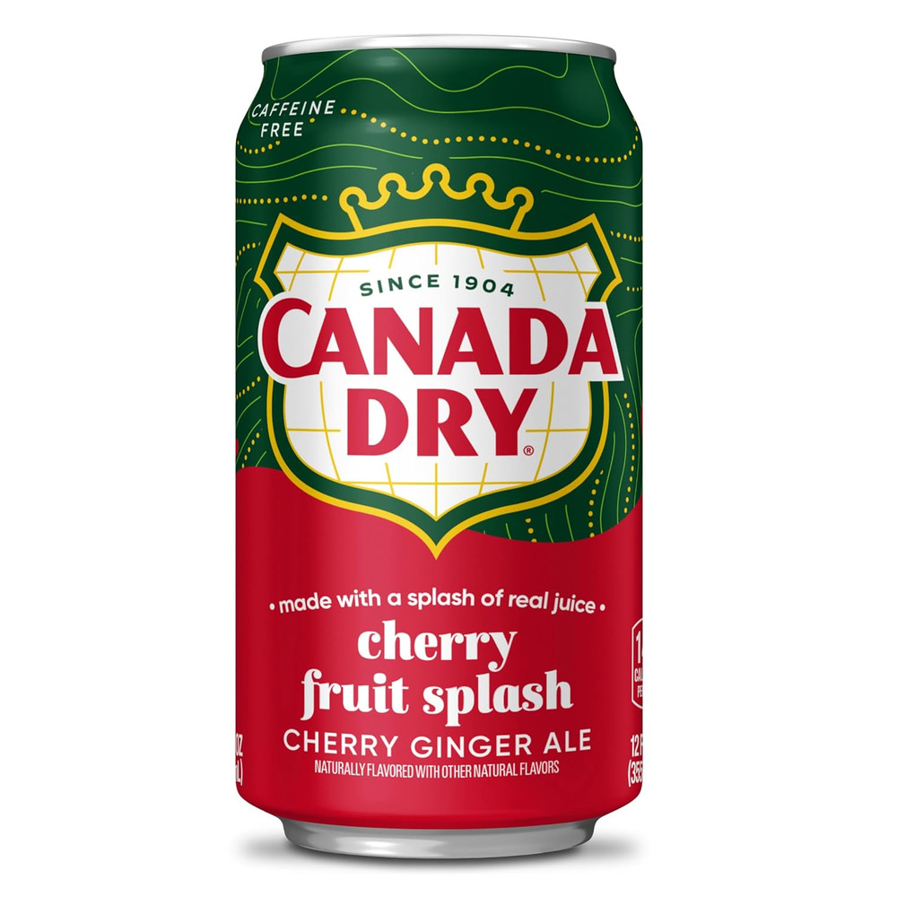 Cherry Gingerale Fruit Splash 12Oz, Pack of 12