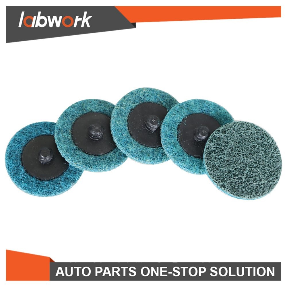 Labwork Fine Surface Conditioning Discs Roll Lock Grinder Sanding Pads 50Pack 2"