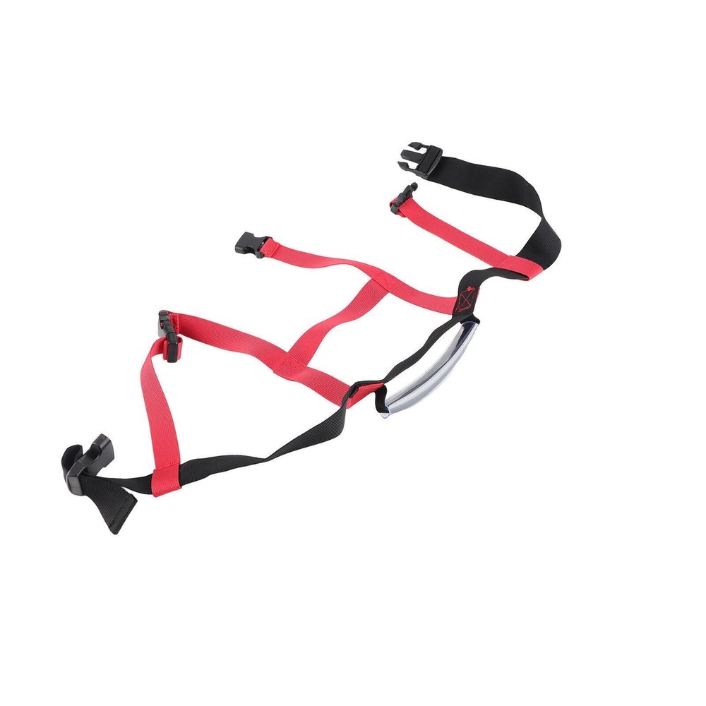 Snowboard Training Harness Black Red Nylon Material Adjustable Controlling Speed